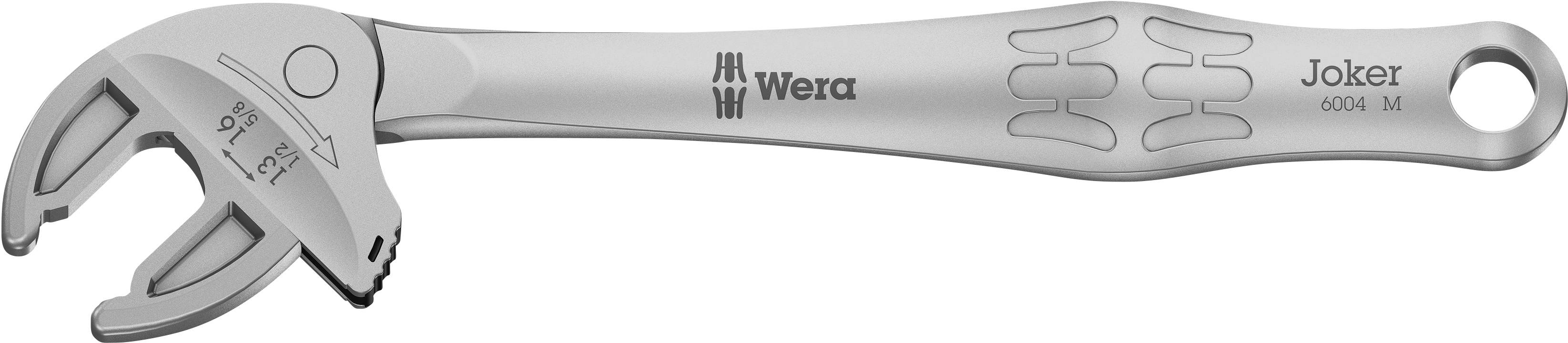 Wera 05020103001 6004 Joker M Self-adjusting open ring spanner Spanner size (metric) 13 - 16 mm Spanner size (inches) 1/2 - 5/8