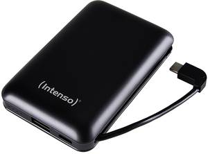 Intenso XC10000 Power bank 10000 mAh  LiPo USB type A, USB C® Black Status display