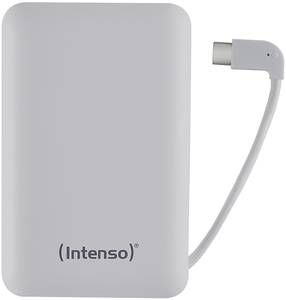 Intenso XC10000 Power bank 10000 mAh  LiPo USB type A, USB C® White Status display