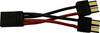 Reely Battery cable [1x TRX socket - 2x TRX plug] 100 mm RE-6903744