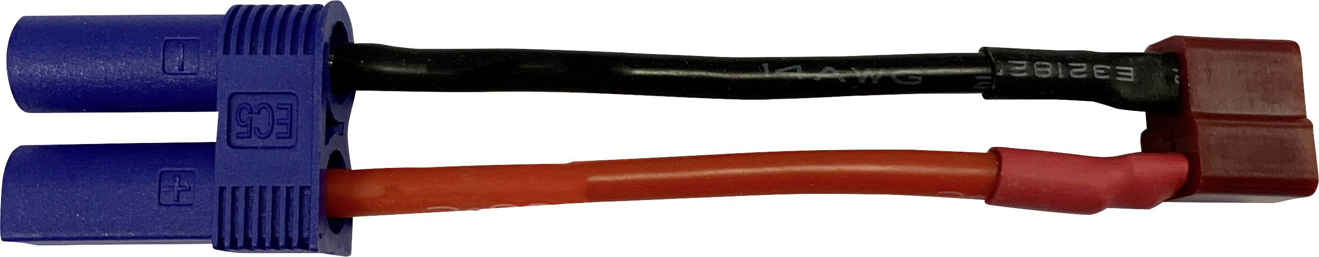 Reely Adapter cable [1x EC5 socket - 1x T socket] 10.00 cm RE-6903777-0