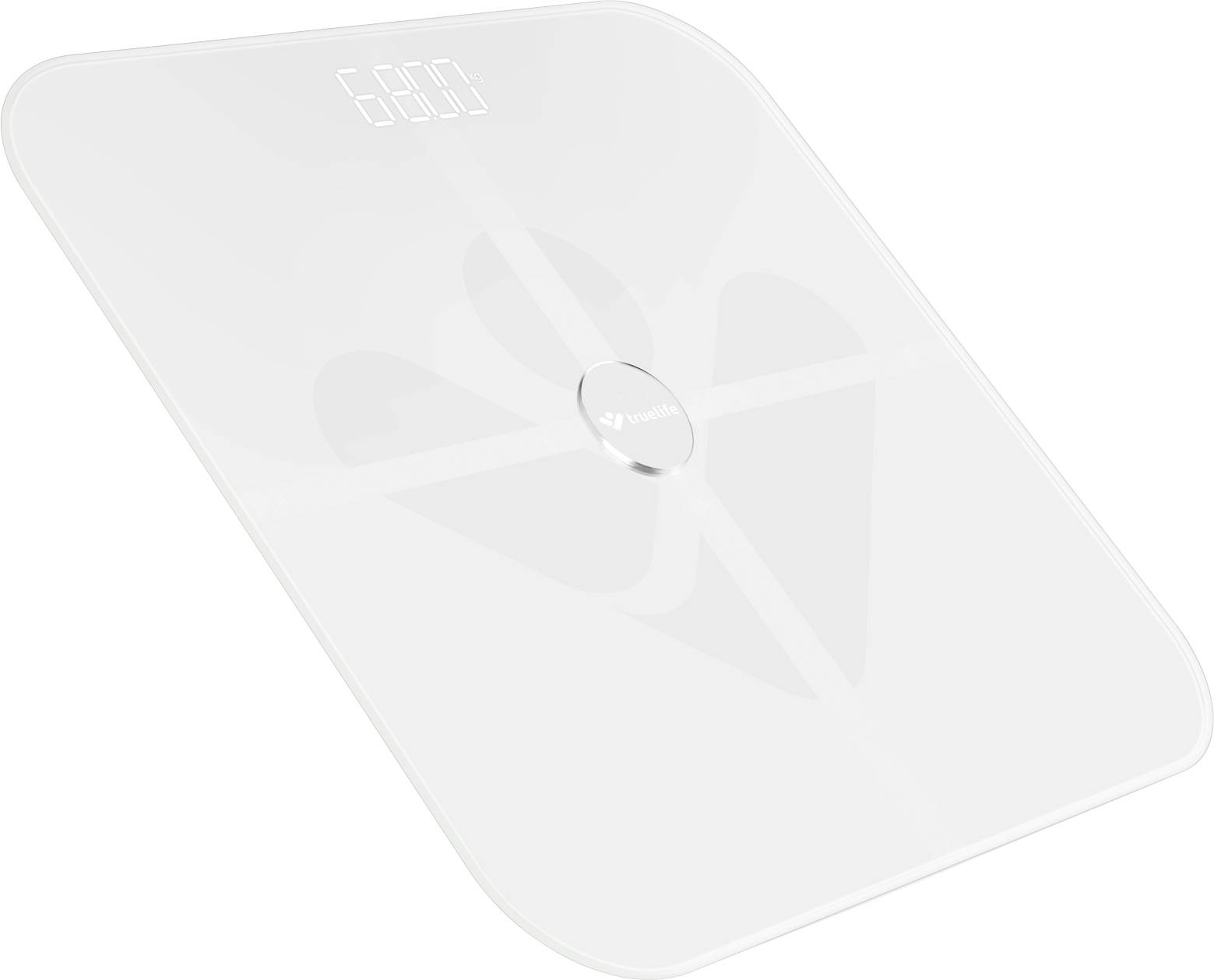 truelife FitScaleW5 Smart bathroom scales TLFSW5BT Weight range=180 kg White-3