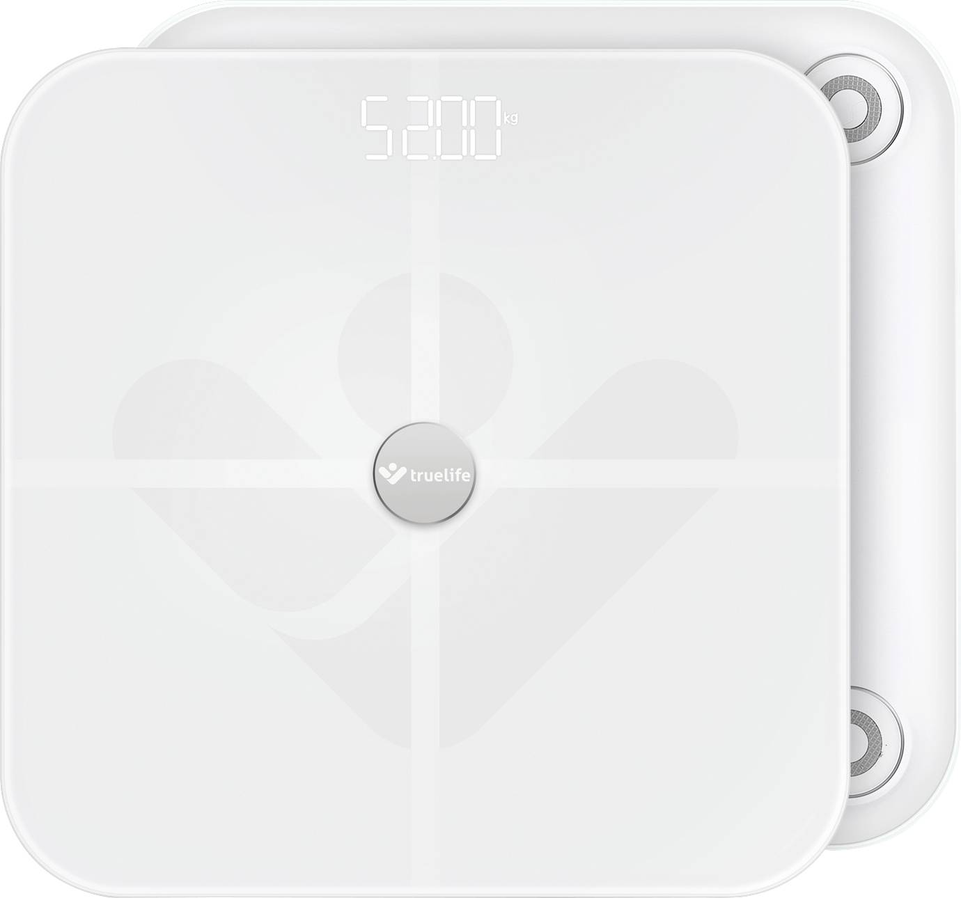 truelife FitScaleW5 Smart bathroom scales TLFSW5BT Weight range=180 kg White-4
