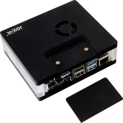 Joy-it Mediastation-Kit Raspberry Pi® 4 B 4 GB 4 x 1.5 GHz Housing, PSU, HDMI cable, Noobs OS-4