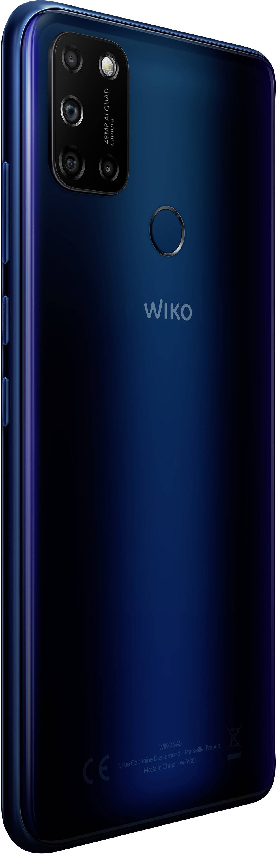 Wiko View 5 Dual Sim Smartphone 64 Gb 6 55 Inch 16 6 Cm Dual Sim Android 10 Midnight Blue Conrad Com