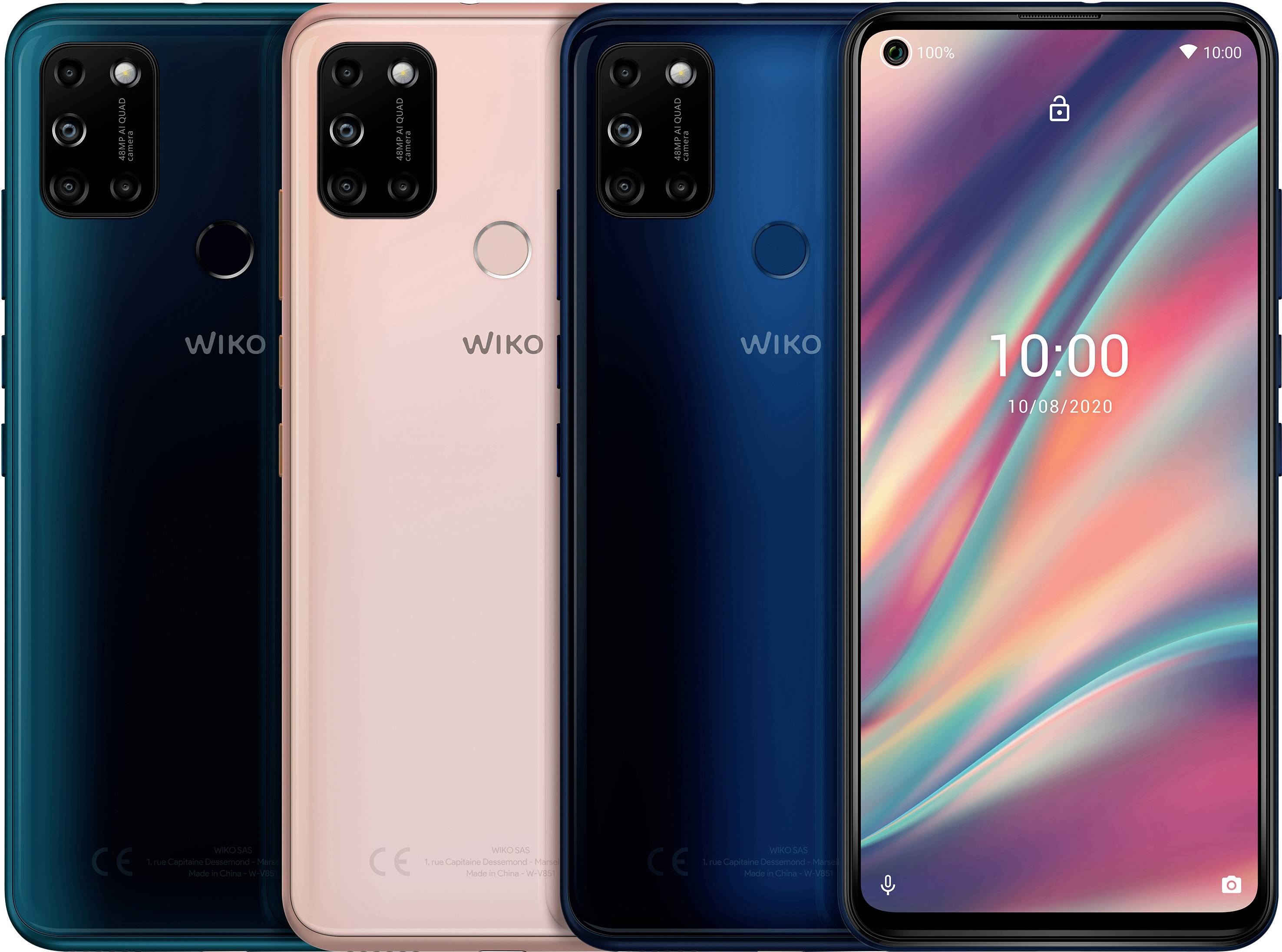 Wiko View 5 Dual Sim Smartphone 64 Gb 6 55 Inch 16 6 Cm Dual Sim Android 10 Midnight Blue Conrad Com