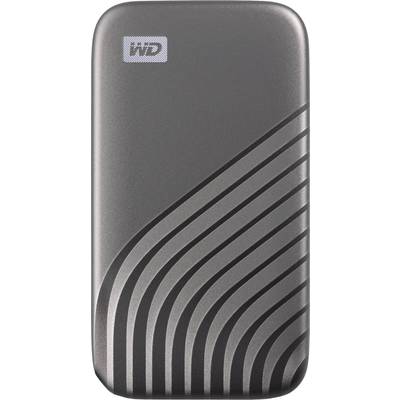 WD My Passport 500 GB 2.5" external SSD hard drive USB-C® Grey  WDBAGF5000AGY-WESN  