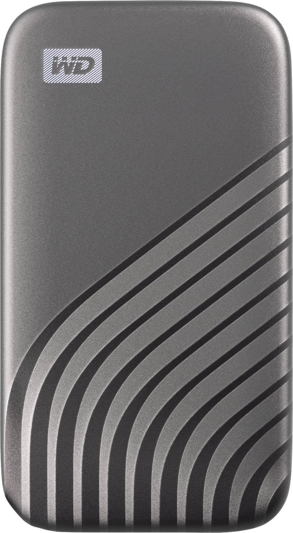 WD My Passport 1 TB 2.5 external SSD hard drive USB C® Grey WDBAGF0010BGY-WESN