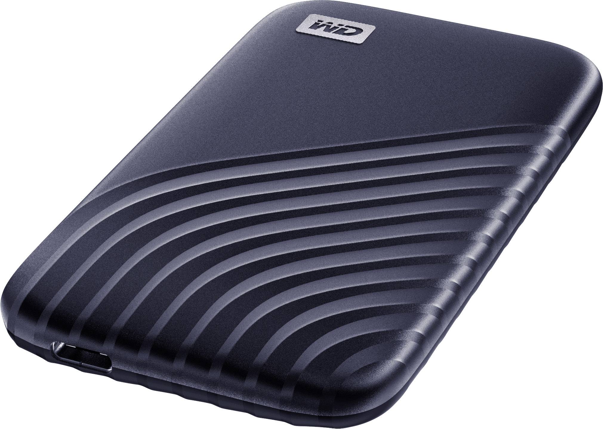 WD My Passport 1 TB 2.5" external SSD hard drive USB C® Blue WDBAGF0010BBL-WESN-4