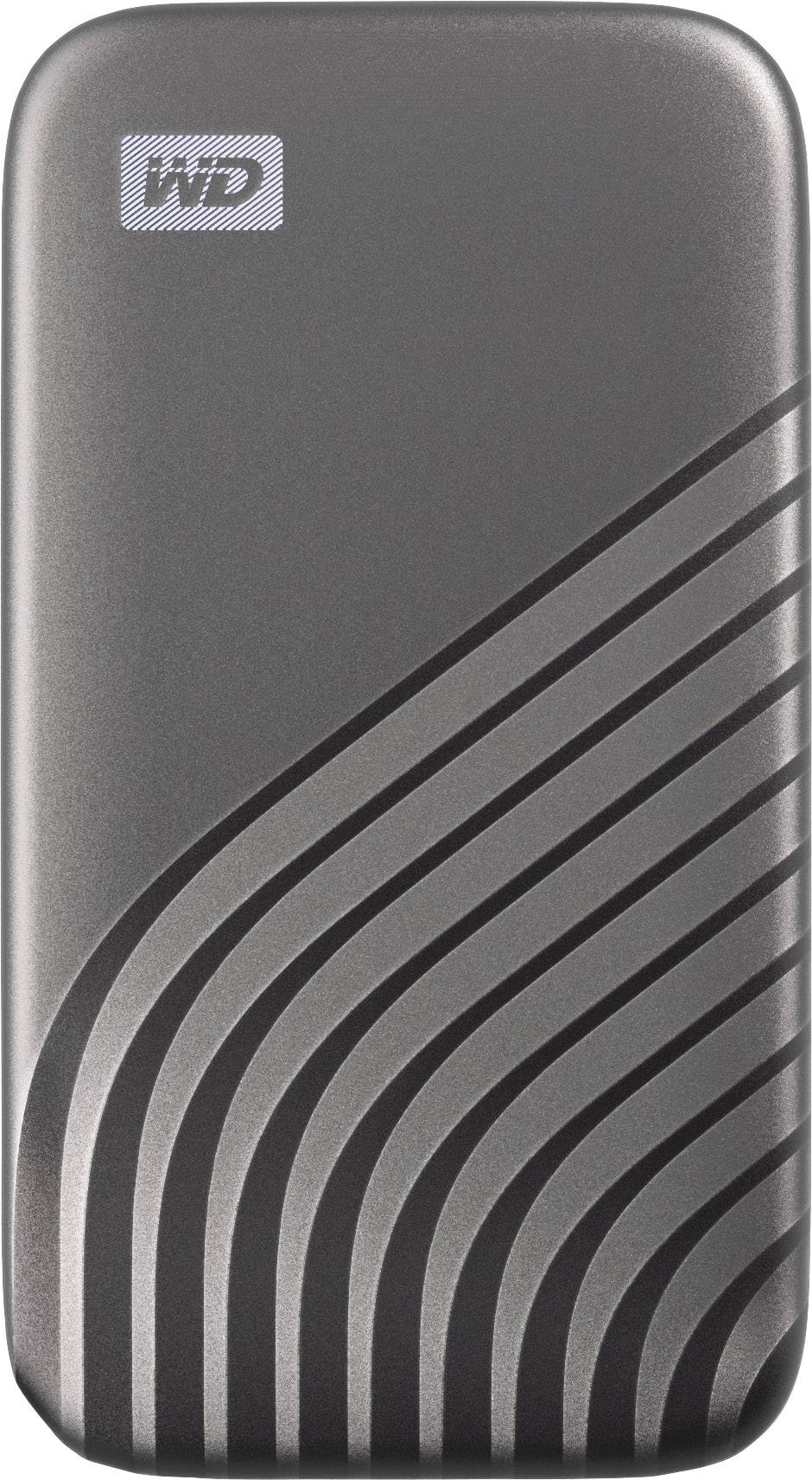 WD My Passport 2 TB 2.5 external SSD hard drive USB-C™ Grey WDBAGF0020BGY-WESN
