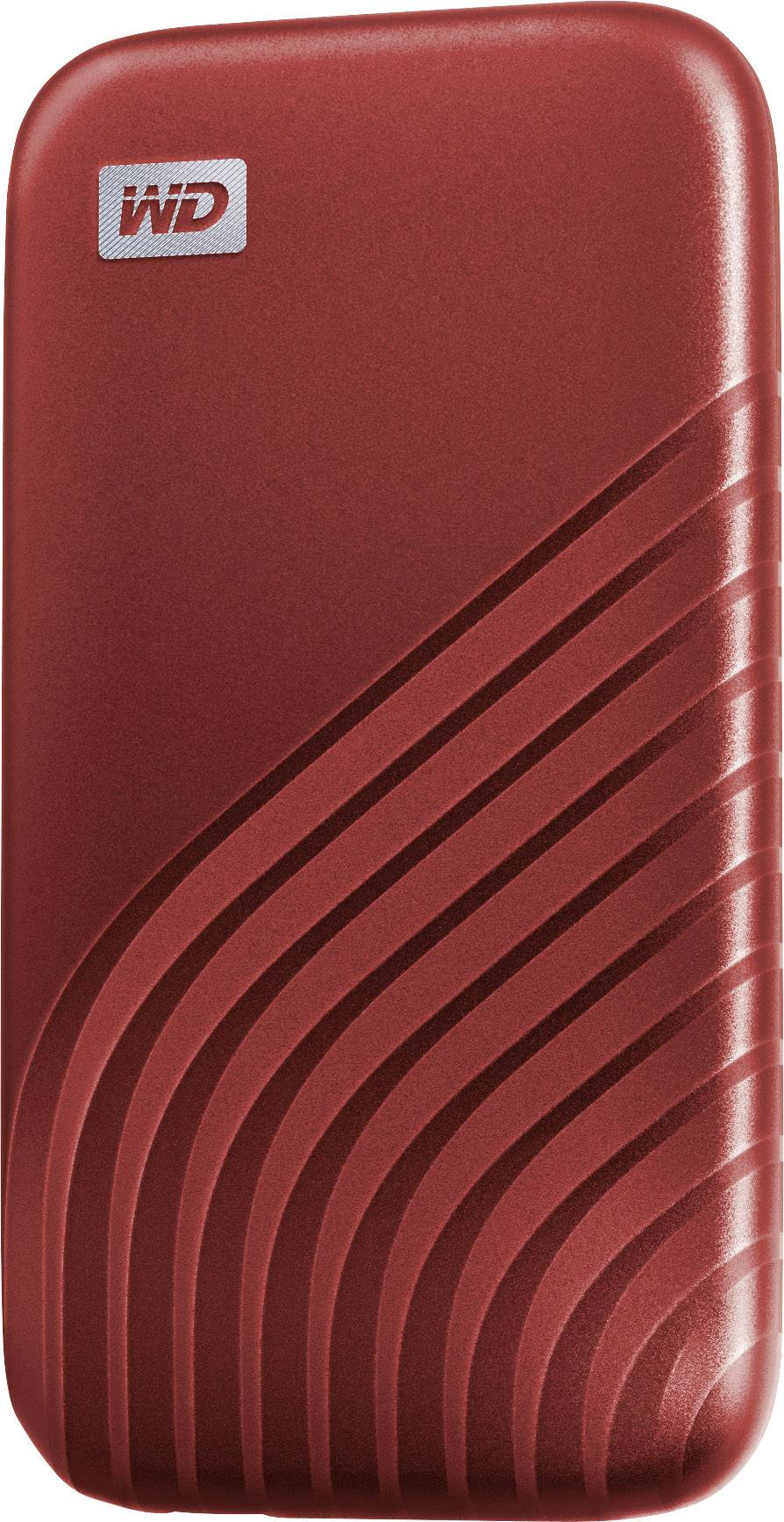 WD My Passport 2 TB 2.5" external SSD hard drive USB C® Red WDBAGF0020BRD-WESN-4