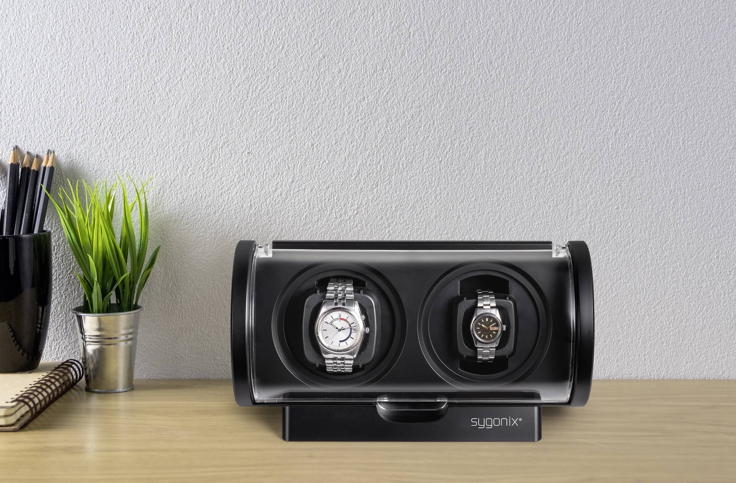 Sygonix Watch winder 2 clocks | Conrad.com