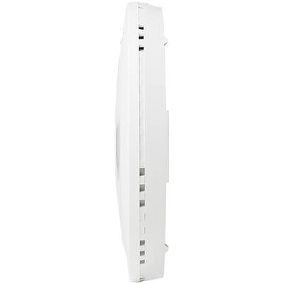 A white, rectangular device, shown from the side, with ventilation slots.