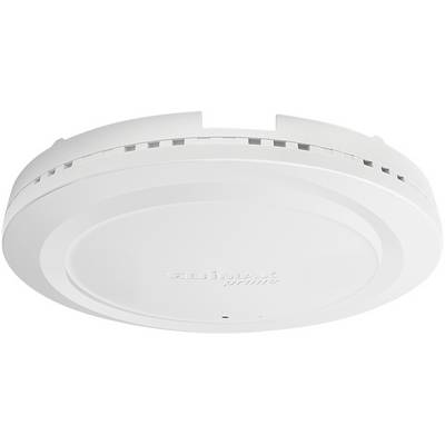 A round, white WLAN access point with the words 'EDIMAX Pro' in the centre. Ceiling-mounted, to improve internet connectivity.