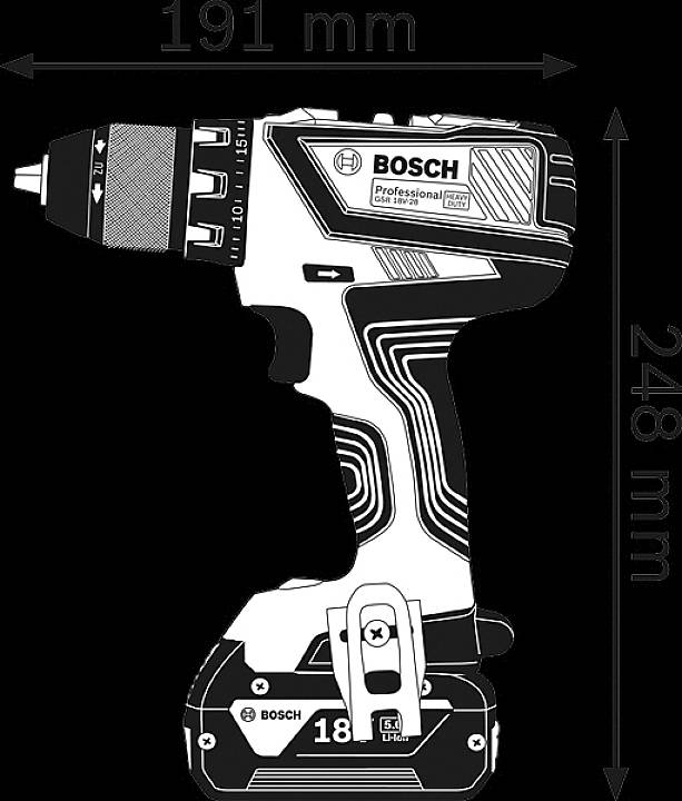 Bosch Professional Bosch 0615990M0W Cordless hammer drill, Cordless