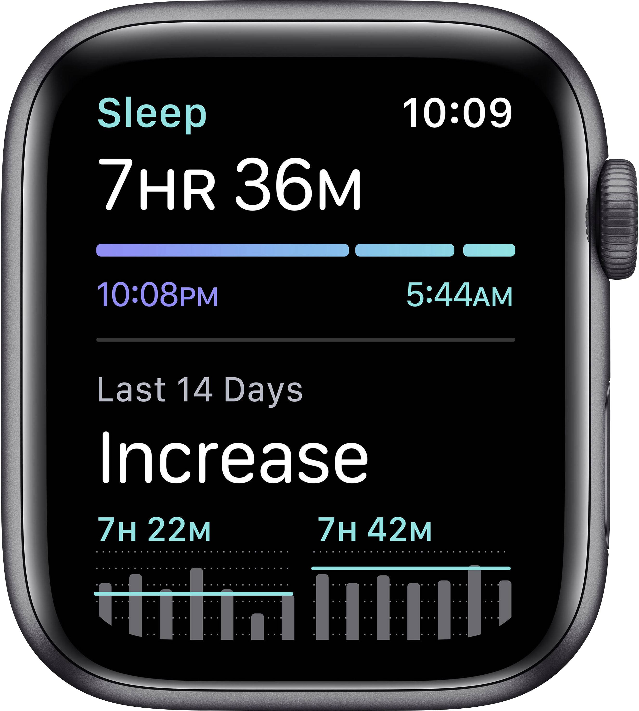 Apple Watch SE Nike Edition GPS 44 mm Aluminium Space Grey Sport strap  Anthracite black | Conrad.com