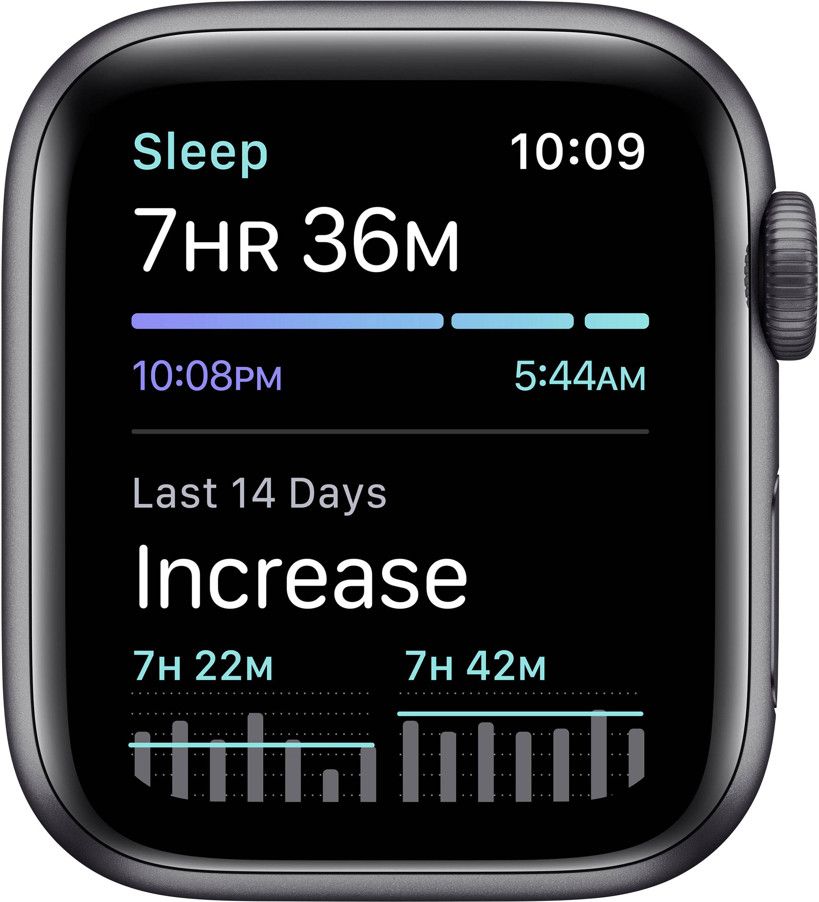 Apple Watch SE GPS 40 mm Aluminium Space Grey Sports strap Black-3