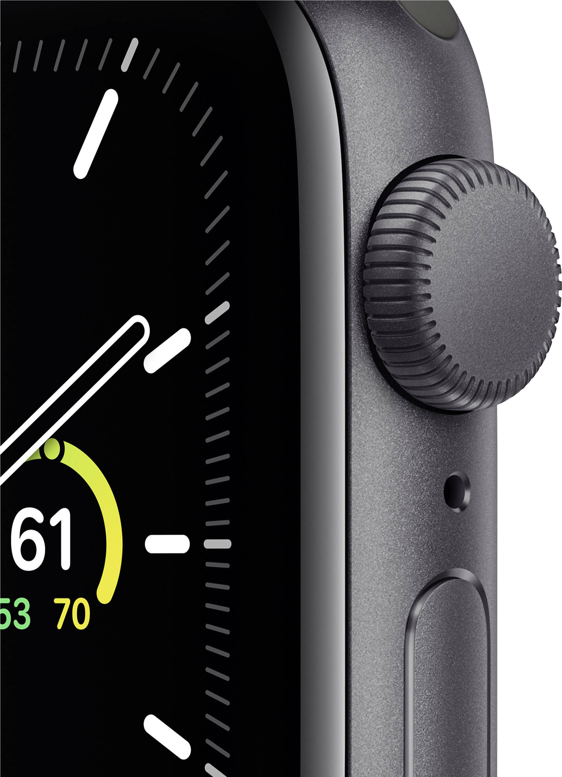 Apple Watch SE GPS 40 mm Aluminium Space Grey Sports strap Black-7