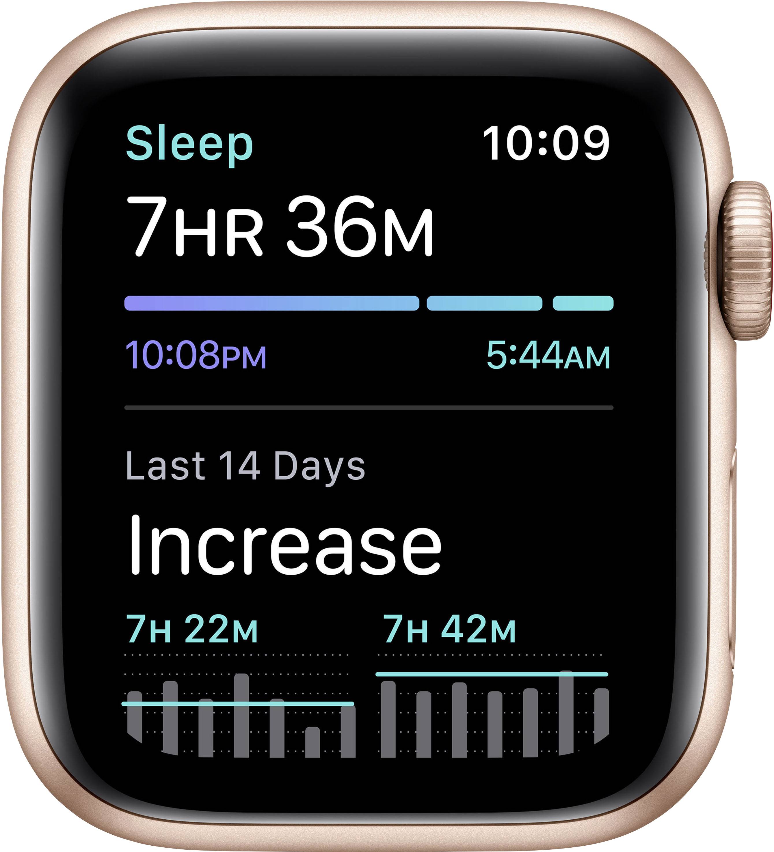 Apple Watch SE GPS + Cellular 40 mm Aluminium Rose Gold Sport strap Pink  Sand | Conrad.com