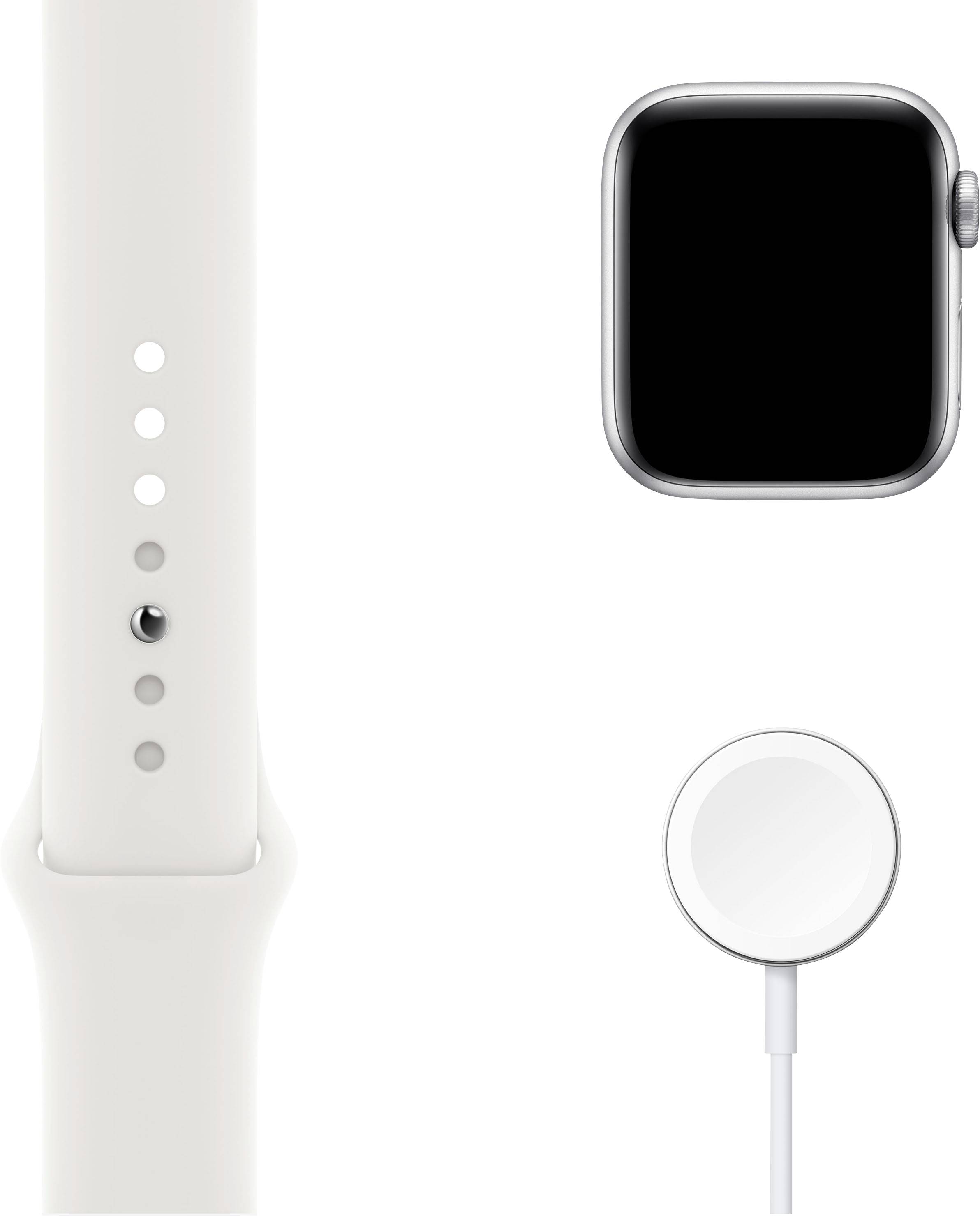 Apple Watch Series 6 GPS 40 mm Aluminium Silver Sports strap White-1