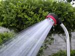 Garden shower with aluminium tripod stand