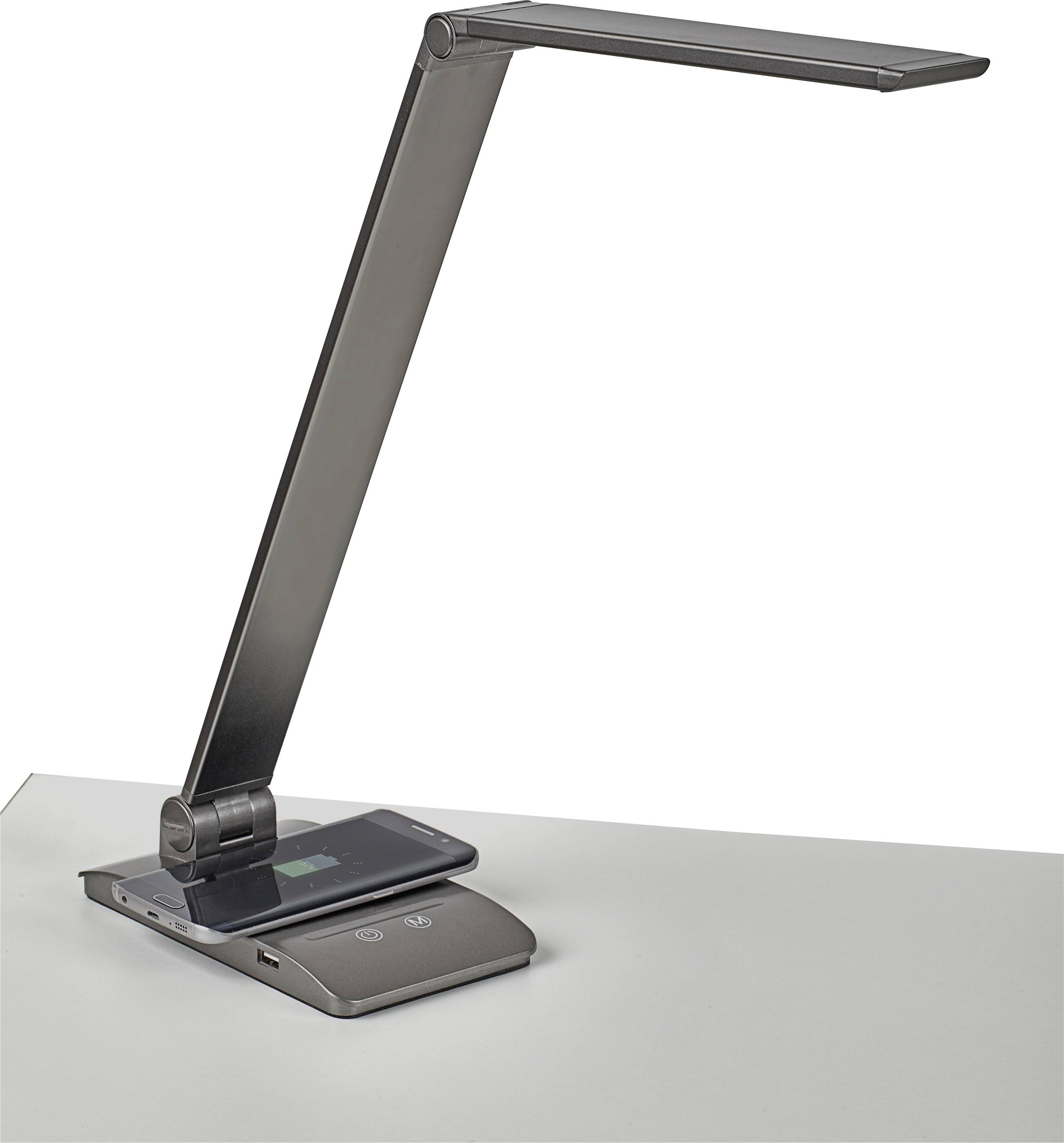 Maul MAULstella 8202089 Wireless charge led table lamp LED table lamp 8 W EEC: D (A - G) Anthracite-8