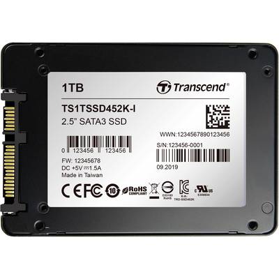 Buy Transcend SSD452K-I TB cm) internal SSD SATA
