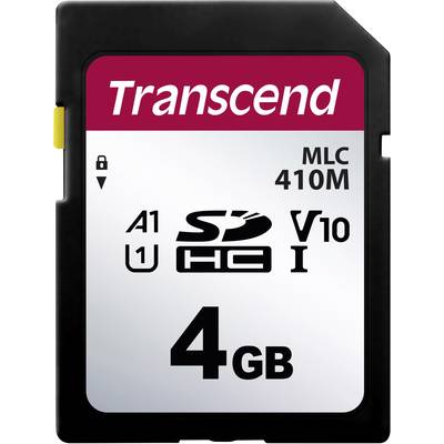 Transcend TS4GSDC410M SD card Industrial 4 GB Class 10 UHS-I 