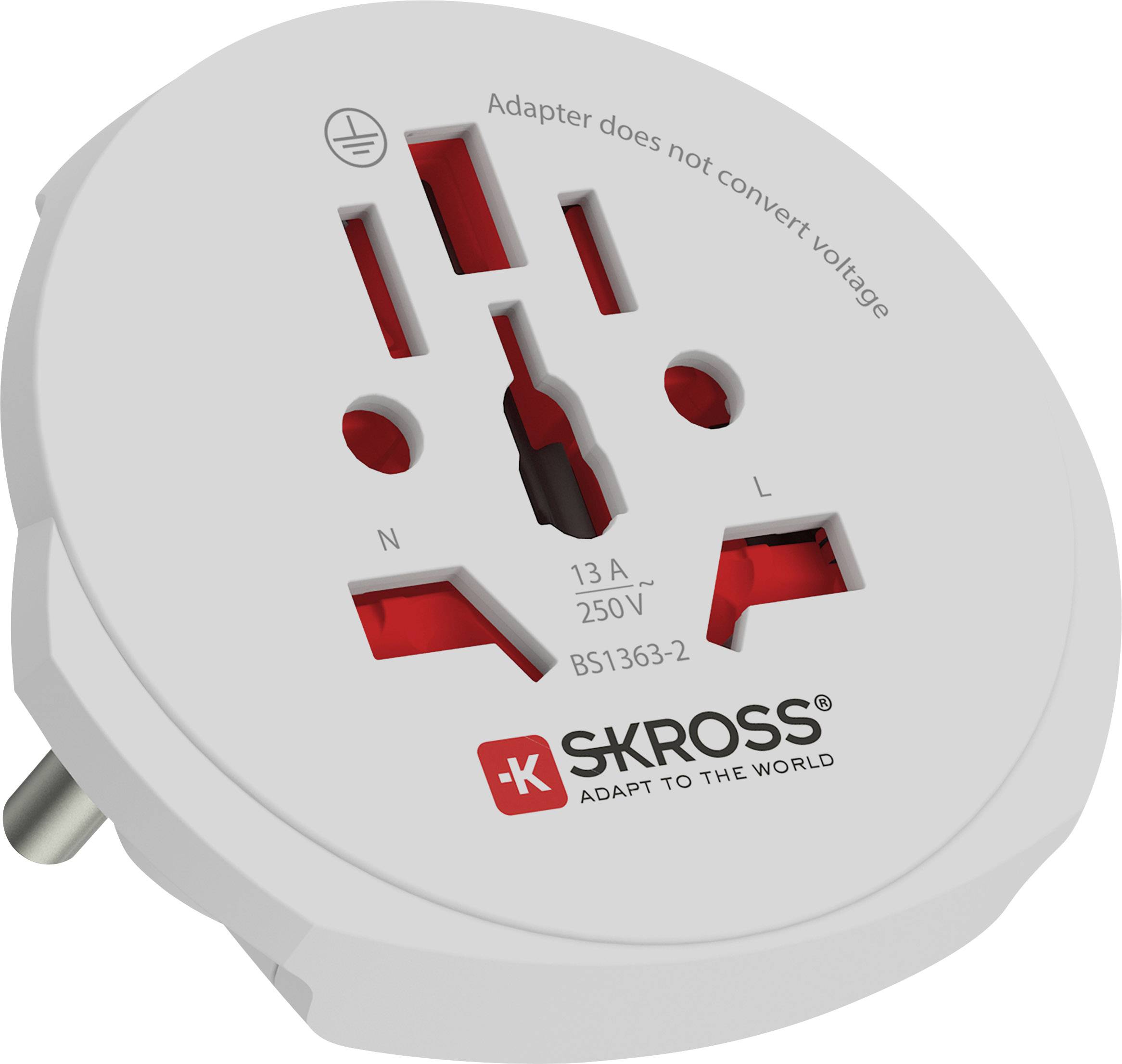 Skross 1302472 Travel adapter PRO Light USB (AC) - World-8