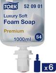 Tork luxury foam soap, for S4 soap dispensers, flower fragrance, 1 x 1000 ml 520901