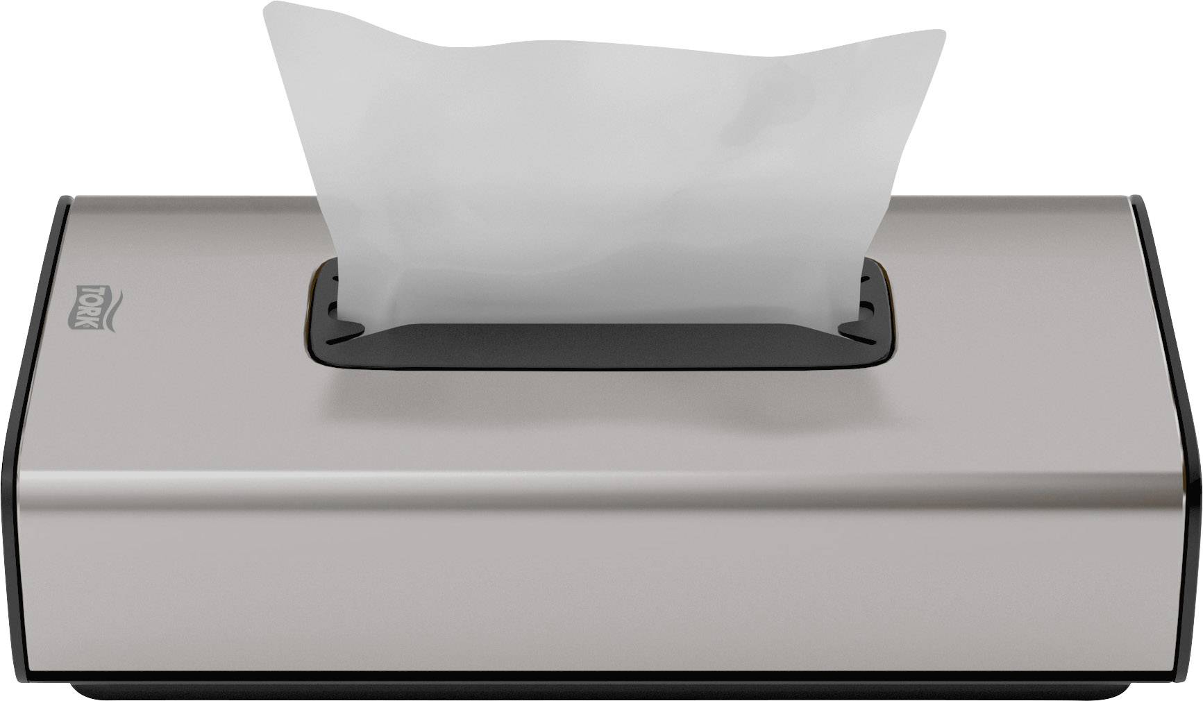 TORK 460013 Face wipes dispenser Plastic, Metal Factory colour Stainless steel 1 pc(s)