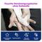 'Fragrance-free Wet Hand Wipes'. A person is cleaning their hands with a wipe. Symbols below describe quality characteristics.