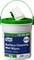 A bucket of Tork surface cleaning wipes, white. Contains 58 wipes. Product code: 19 05 94, W15.