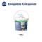 A white bucket with Tork cleaning wipes and a blue cloth, labelled with '190492' and 'Compatible Tork dispenser'.