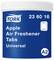 A blue container with the label 'Tork Apple Air Freshener Tabs Universal A2'. Contains air freshener tablets.