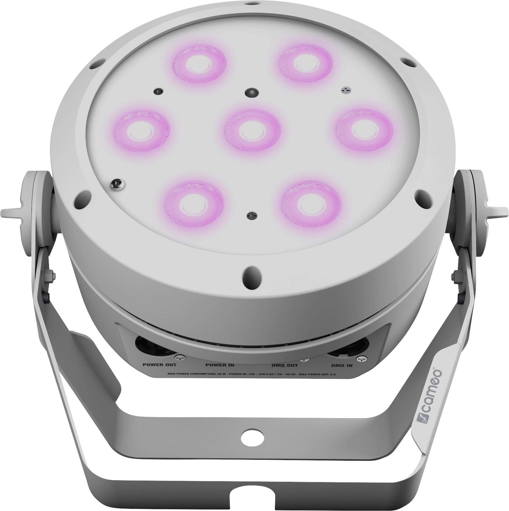 Cameo ROOT PAR 4 WH LED PAR stage spotlight No. of LEDs (details): 7 4 W White-8