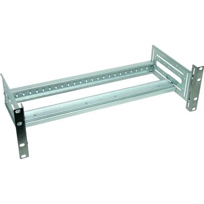 A metallic mounting frame with lateral fixing points, suitable for the installation of electronic devices.
