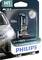 'Philips X-tremeVision Pro150', H1 Car Lamp, 12V, with up to 150% more brightness. Packaging shows car light and promotional seal.