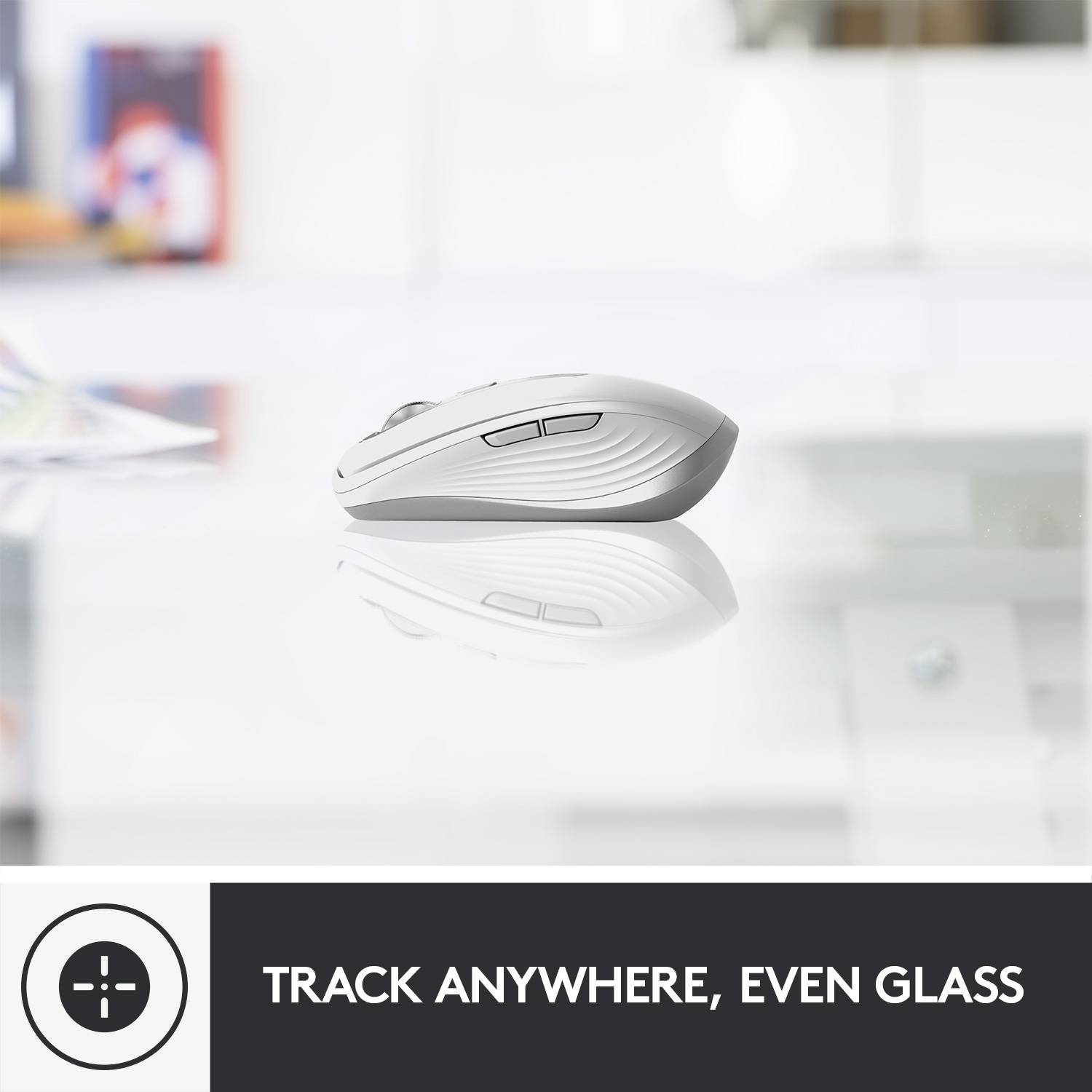 Logitech MX Anywhere 3 Mac Mouse Bluetooth® Laser Light grey 6 Buttons 1000 dpi Rechargeable-8