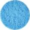 A round, blue cleaning sponge with a rough texture. Suitable for cleaning surfaces, removes dirt efficiently.