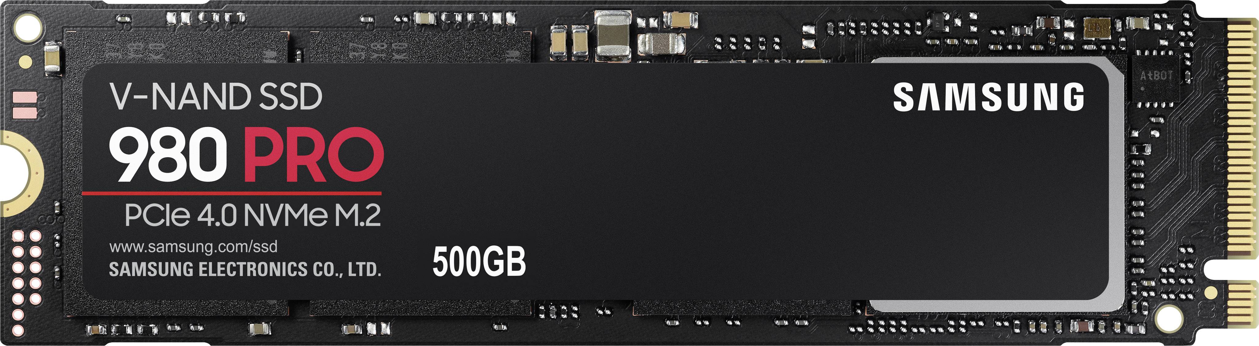 Samsung 980 PRO 500 GB NVMe/PCIe M.2 internal SSD Retail MZ-V8P500BW