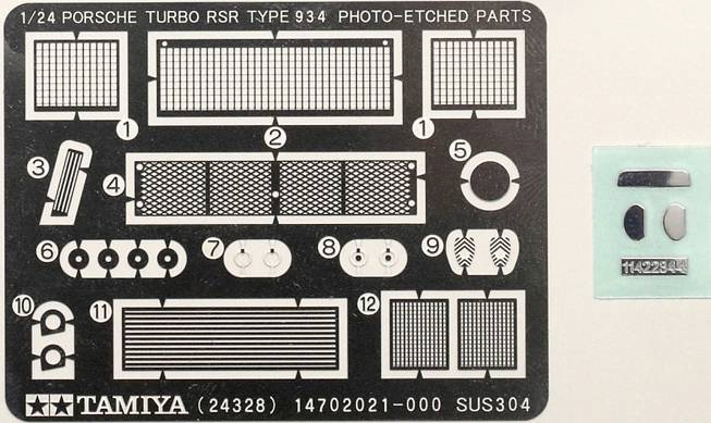 Tamiya 300024328 Porsche 934 Jägermeister Model car assembly kit 1:24-5