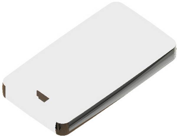 TEKO 13120.30 Remote control housing 71.5 x 39.3 x 11.5 Acrylonitrile butadiene styrene, Zinc White, Light grey 1 pc(s)