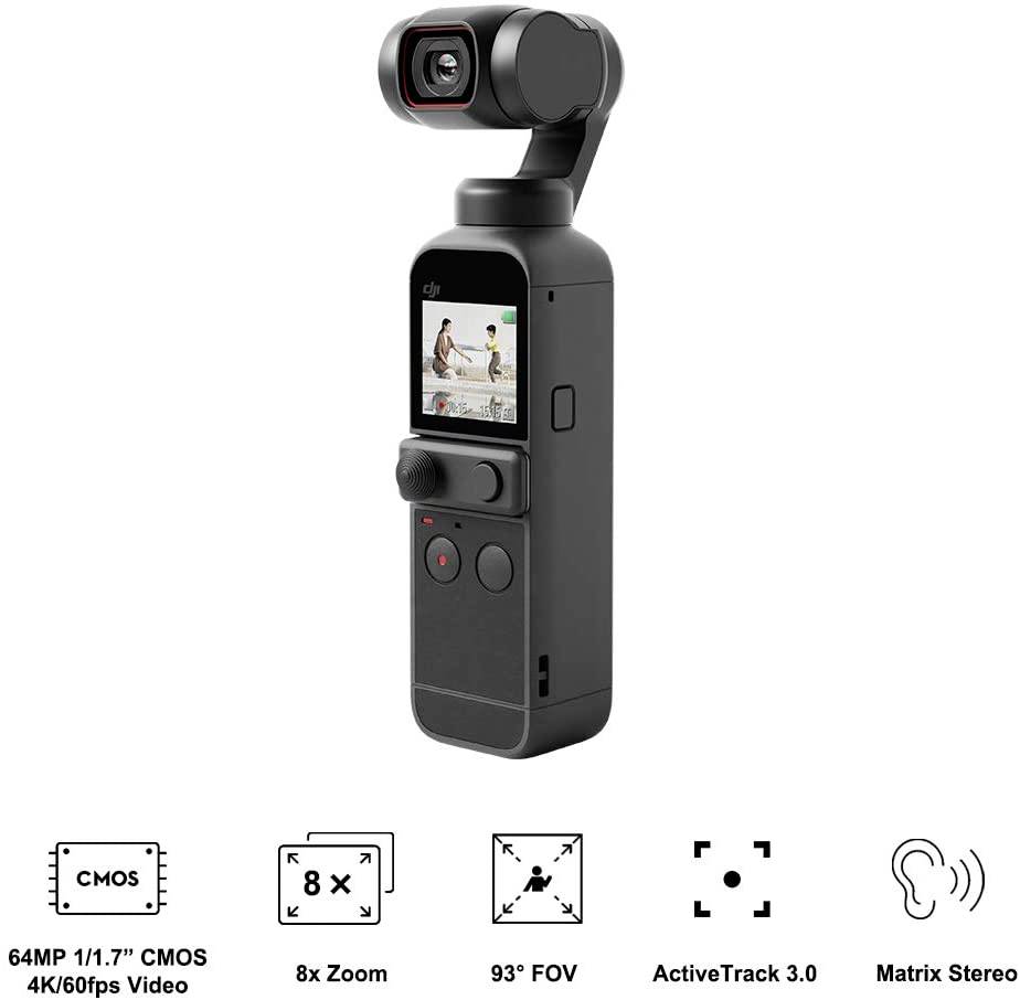 strijd lettergreep Uithoudingsvermogen DJI Pocket 2 Action camera 4K, Ultra HD, Image stabilizer, built-in 3-axis  gimbal, Mini camera, Slow Motion/Time Lapse | Conrad.com