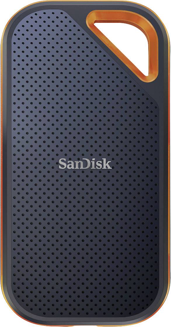 SanDisk Extreme® Pro Portable 2 TB 2.5 external SSD hard drive USB Black, Orange SDSSDE81-2T00-G25