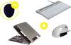 BakkerElkhuizen Homeworking Box Essential Plus DE Working-from-Home set Height range: 11 up to 19 cm Grey