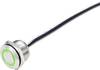 TRU COMPONENTS Pushbutton 24 V DC 50 mA 1 x Off/(On) momentary Green IP40 1 pc(s)