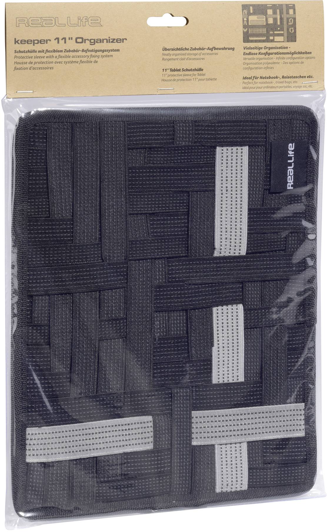 Ultron Tablet PC cover Suitable for display sizes of=27,9 cm (11") Sleeve Black, Grey-1