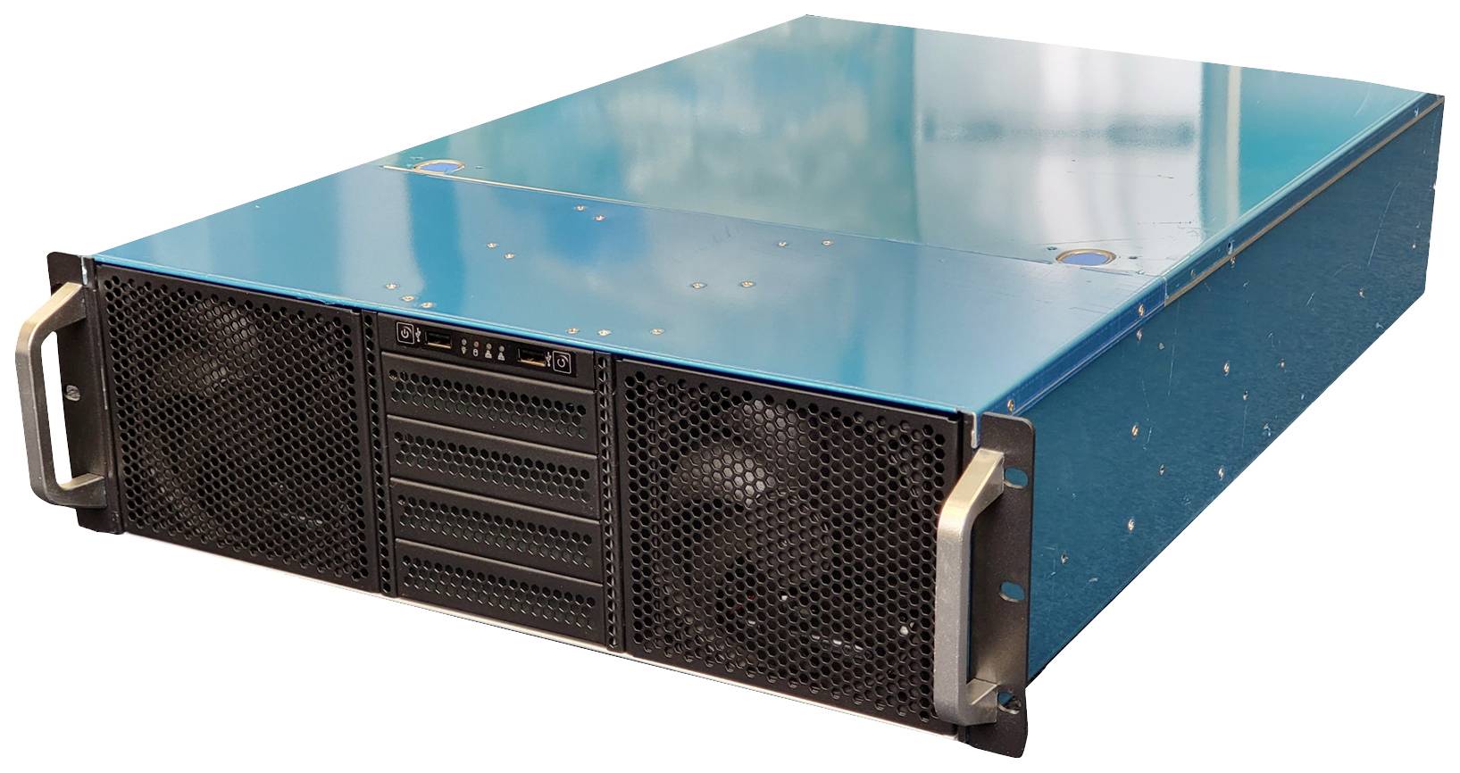 RealPower 106155 19 inch 1 x 19 indusrial cabinet 3 U Black