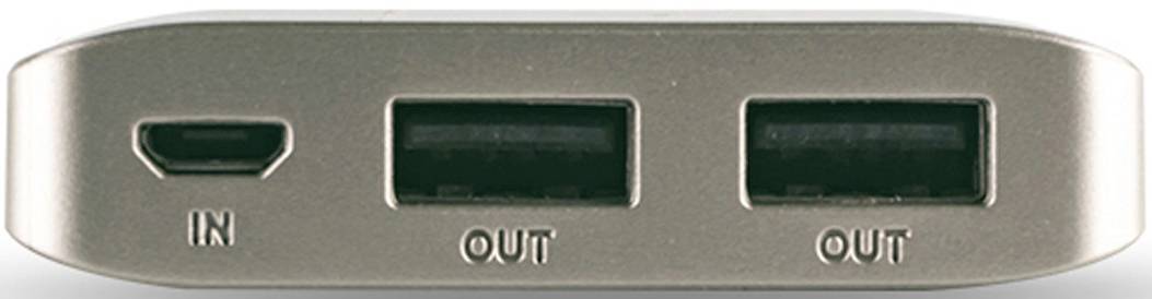 RealPower PB-8000 Power bank 8000 mAh LiPo Black-1